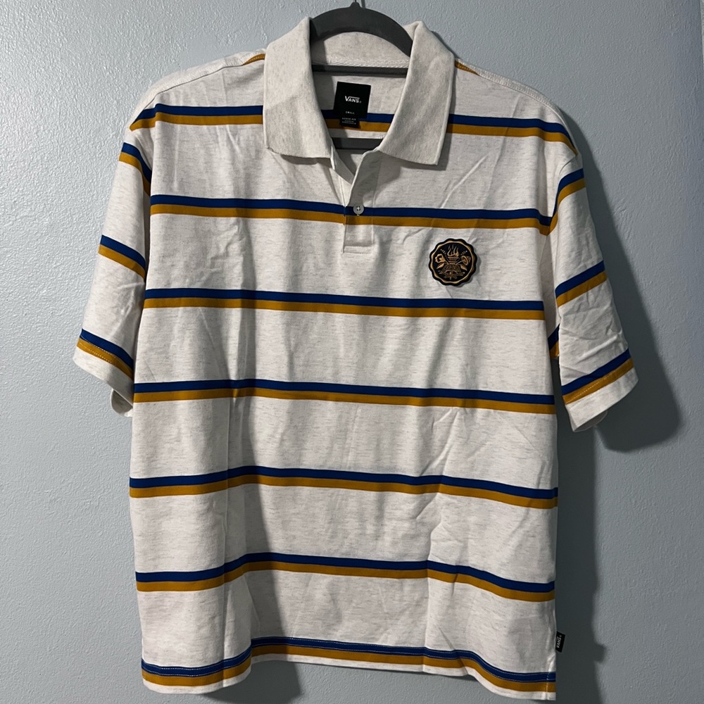 Vans Short Sleeve Striped Polo